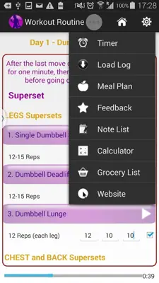 Body Challenge Lite android App screenshot 3